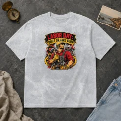 Official Labor Day Celebration Pride Worker Washed T-Shirt
