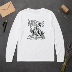 Official Nice Battle Of The Boyne Pride Line Art Long Sleeve Shirt