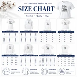 Size chart for Official Nice Battle Of The Boyne Pride Line Art showing measurements in inches and cm