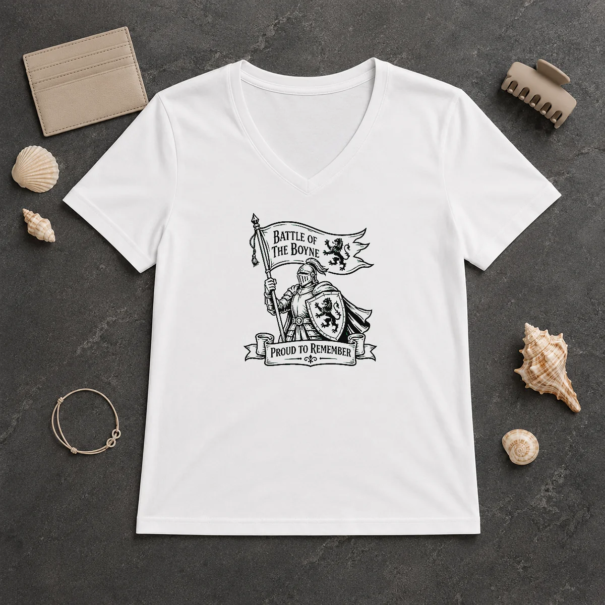 Official Nice Battle Of The Boyne V-Neck Shirt Official Nice Battle Of The Boyne V-Neck Shirt