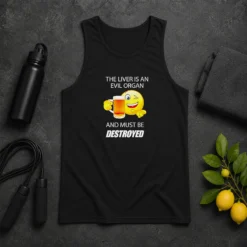 Official The Liver Is An Evil Organ And Must Be Destroyed Tank Top