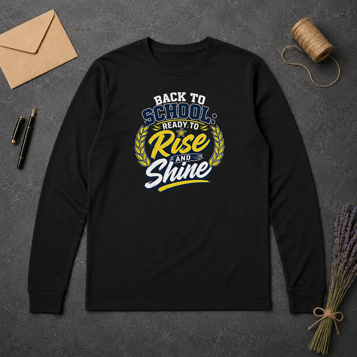 Original Back To School Typography Motivated Students Long Sleeve Shirt Original Back To School Typography Motivated Students Long Sleeve Shirt