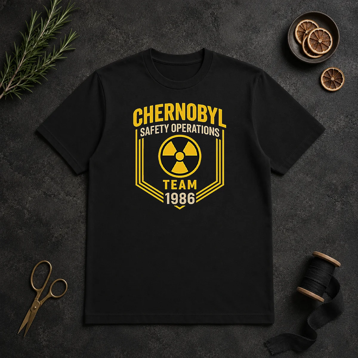 Original Chernobyl Safety Team 1986 Front Shirt Original Chernobyl Safety Team 1986 Front Shirt