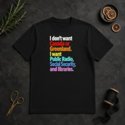 Original I Don'T Want Canada Or Greenland I Want Public Radio Social Security And Libraries