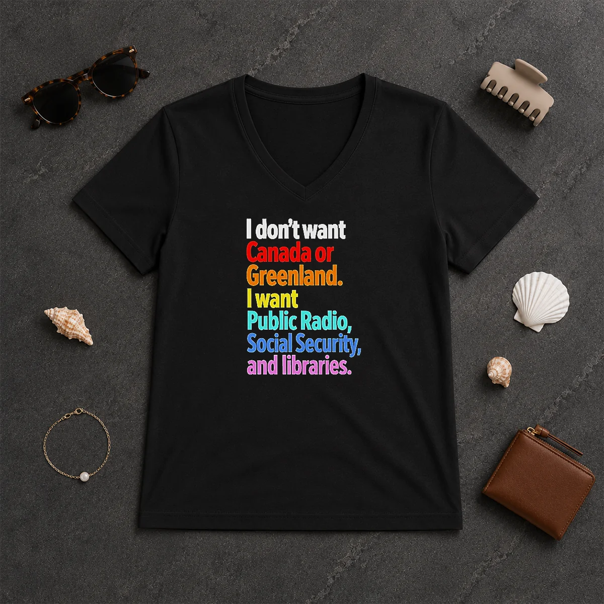 Original I Don'T Want Canada Or V-Neck Shirt Original I Don'T Want Canada Or V-Neck Shirt