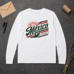 Original Mexico Soccer S Se Puede Vintage Long Sleeve Shirt