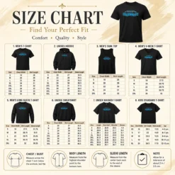 Size chart for Original Pretty Everything Is Better At The Movies with measurements in inches and cm