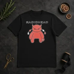 Original Pretty Radiohead Distressed Crying Devil Character