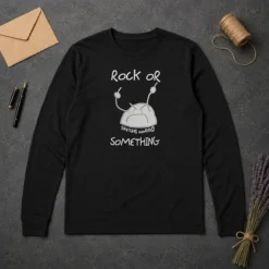 Original Rock Or Something Sketchs World Angry Rock Long Sleeve Shirt