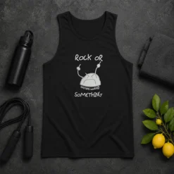 Original Rock Or Something Sketchs World Angry Rock Tank Top