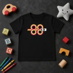Original Top Back To The Future Time Machine 88 Kids T-Shirt
