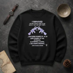 Original Top I Survived The Gun Control Panic Of 2013 Sweater