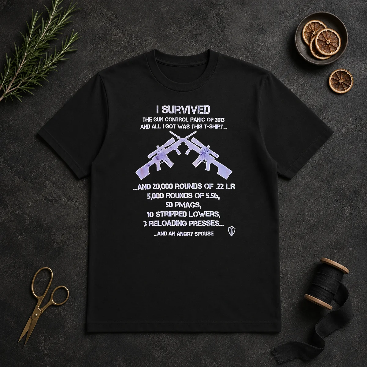Original Top I Survived The Gun Shirt Original Top I Survived The Gun Shirt