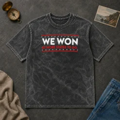 Original We Won 23 More States To Go Washed T-Shirt