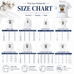 Size chart for Original Well Call Me A Chip And Dip Me In Queso Because I Am Nacho Bitch with measurements in inches and cm