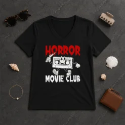 Premium Horror Movie Club V-Neck Shirt
