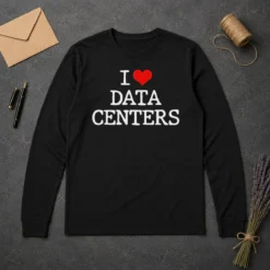 Premium I Love Data Centers IT Professional Server Room Long Sleeve Shirt