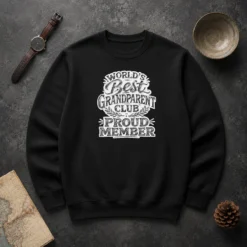 Premium Official Grandparents Day Proud Member Sketch Sweater