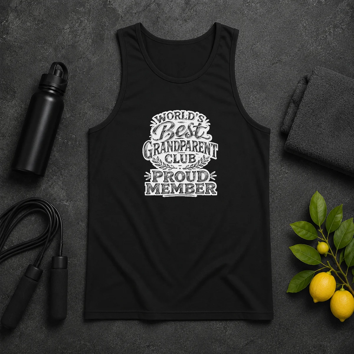 Premium Official Grandparents Day Proud Member Sketch Tank Top Premium Official Grandparents Day Proud Member Sketch Tank Top