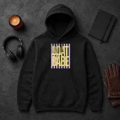 Premium Retro Stripes Sunshine Boat Babe Hoodie