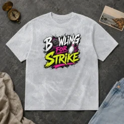 Pretty Bowling For Strike Streetwear Washed T-Shirt