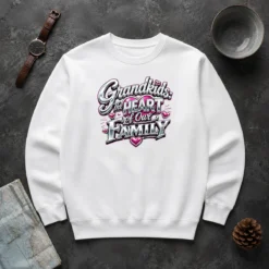 Pretty Grandkids The Heart Of Our Family Y2K Sweater
