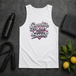 Pretty Grandkids The Heart Of Our Family Y2K Tank Top
