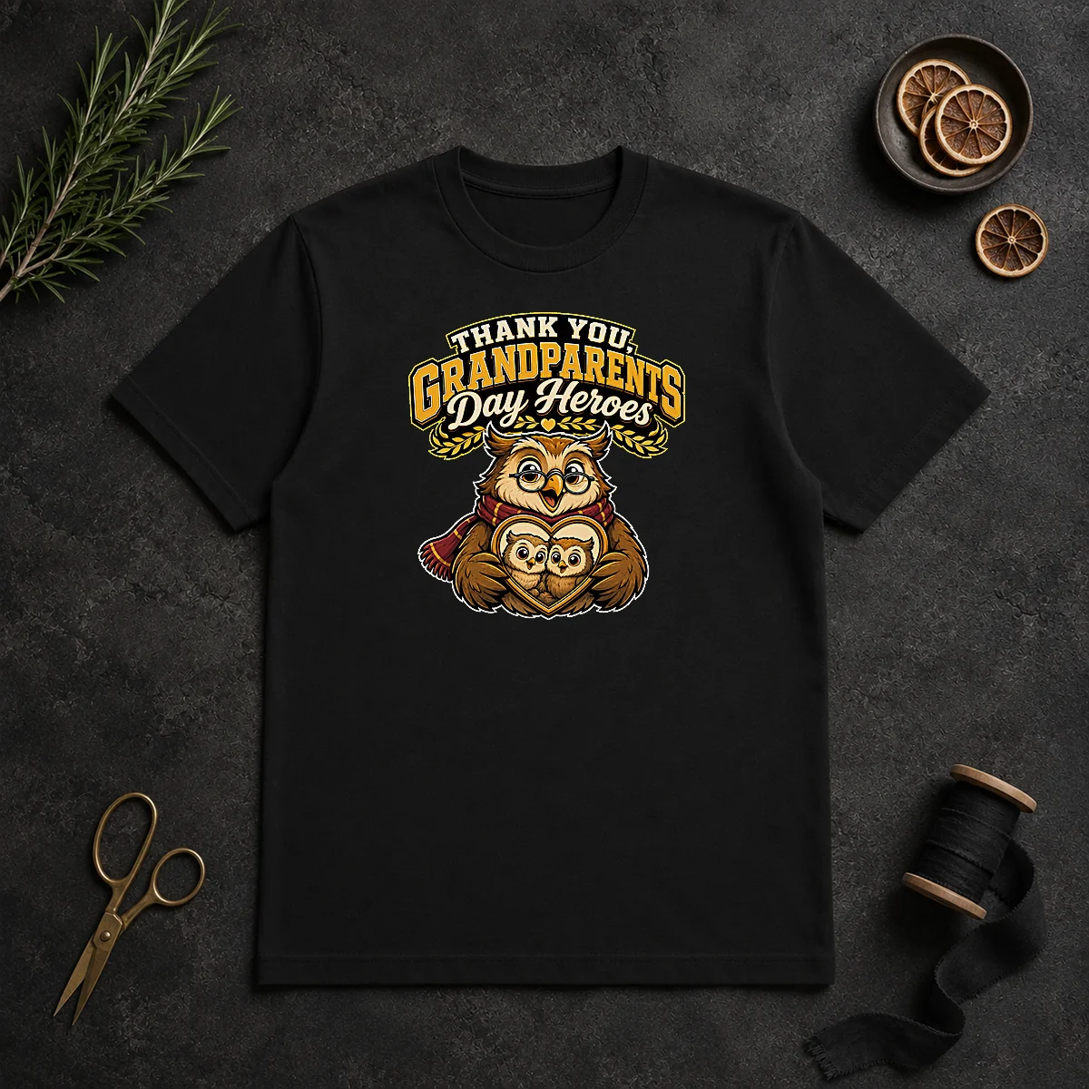 Pretty Grandparents Day Gratitude Owl Mascot Shirt Pretty Grandparents Day Gratitude Owl Mascot Shirt