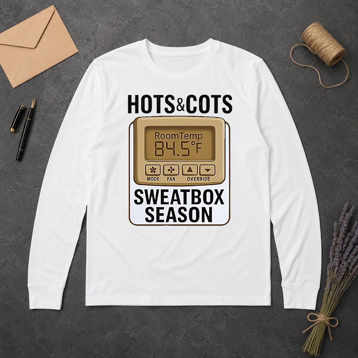 Pretty Hots And Cots Sweatbox Season Thermostat Long Sleeve Shirt Pretty Hots And Cots Sweatbox Season Thermostat Long Sleeve Shirt