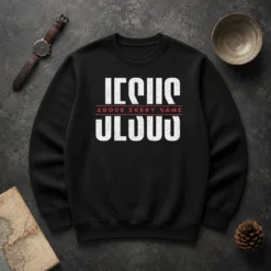 Pretty Jesus Above Every Name Inspirational Faith Lovers Sweater