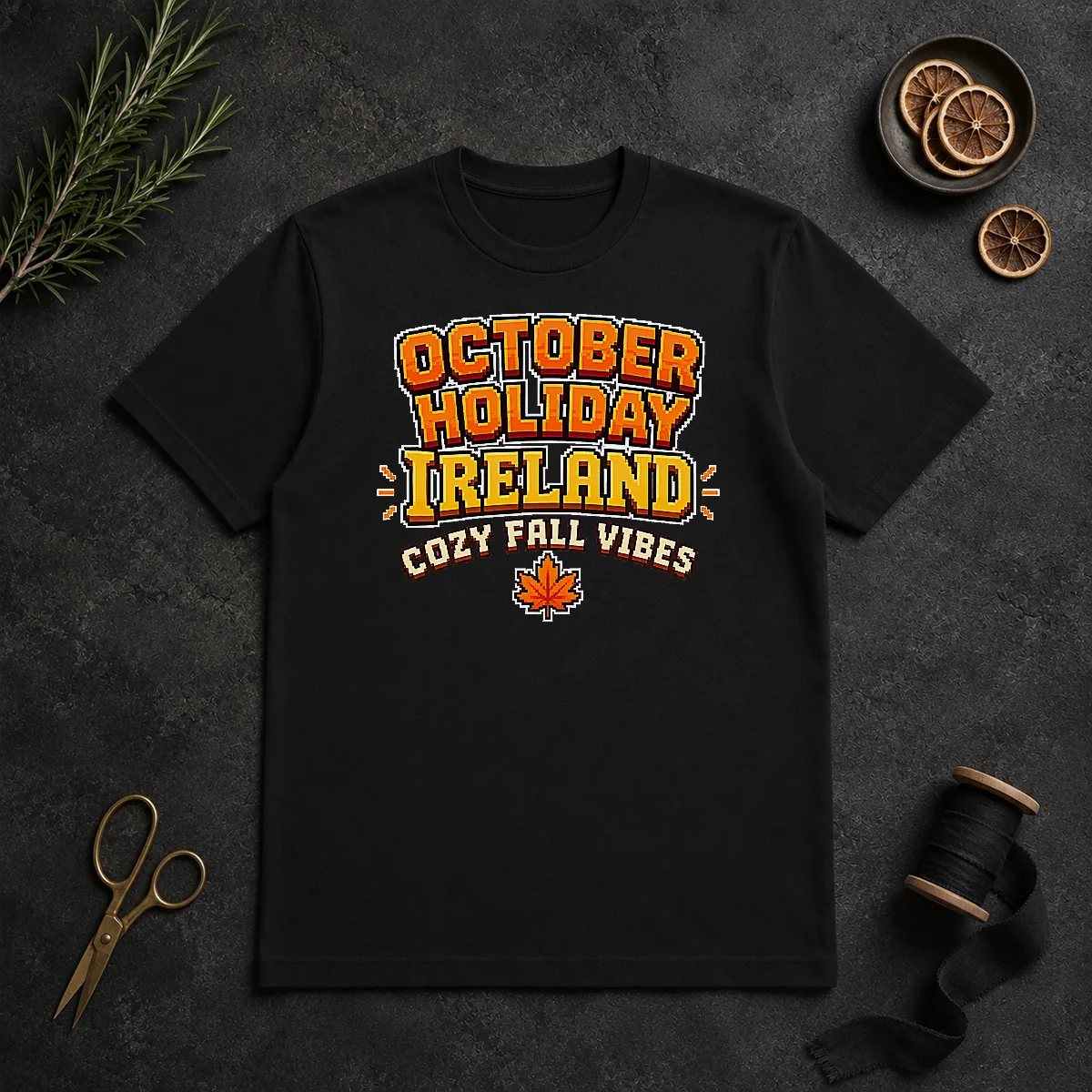 Pretty October Holiday Ireland Cozy Fall Shirt Pretty October Holiday Ireland Cozy Fall Shirt