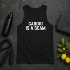Pretty Top Cardio Is A Scam Tank Top