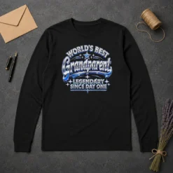 Pretty Top Grandparents Day Legendary Since Day One Y2K Long Sleeve Shirt