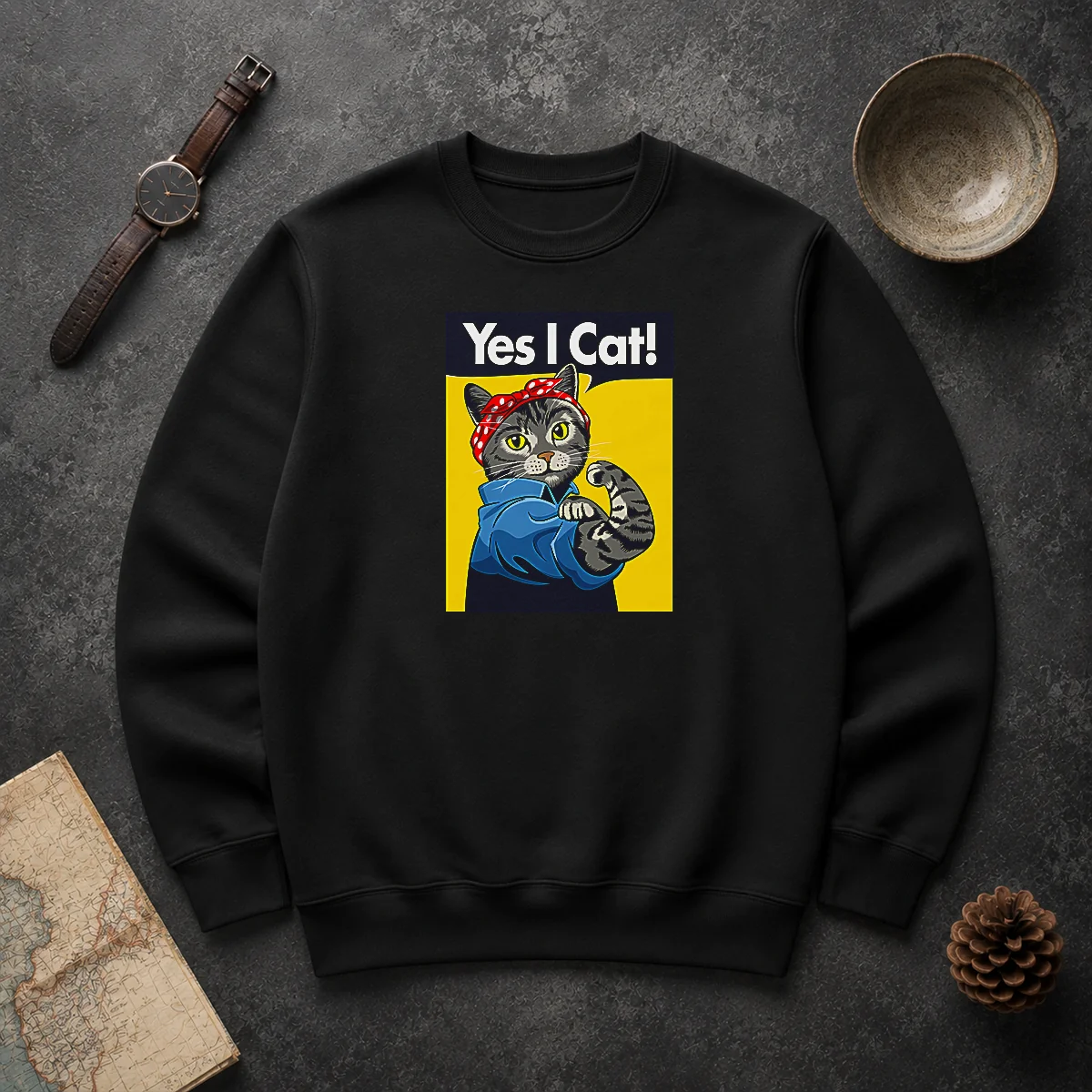 Top CATS – Yes I Cat Sweater Top CATS – Yes I Cat Sweater