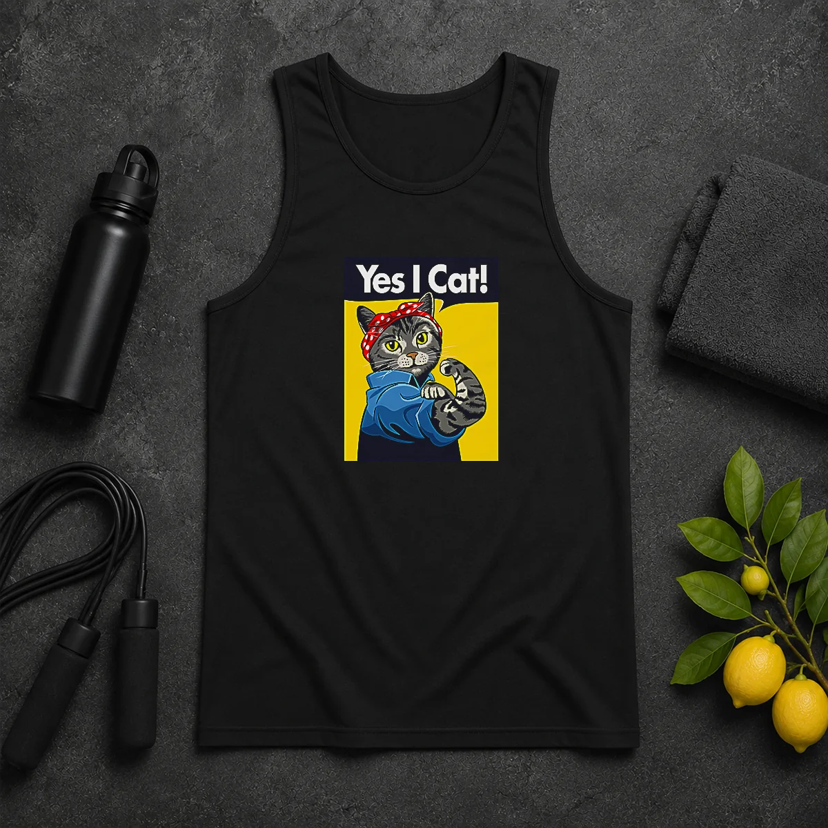 Top CATS – Yes I Cat Tank Top Top CATS – Yes I Cat Tank Top