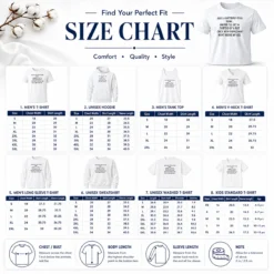 Size chart for Top Does A Butterfly Ever Think Maybe I'Ll Get A Tattoo Of A Fat Chick With Purple Hair Right Above My Ass showing measurements in inches and cm