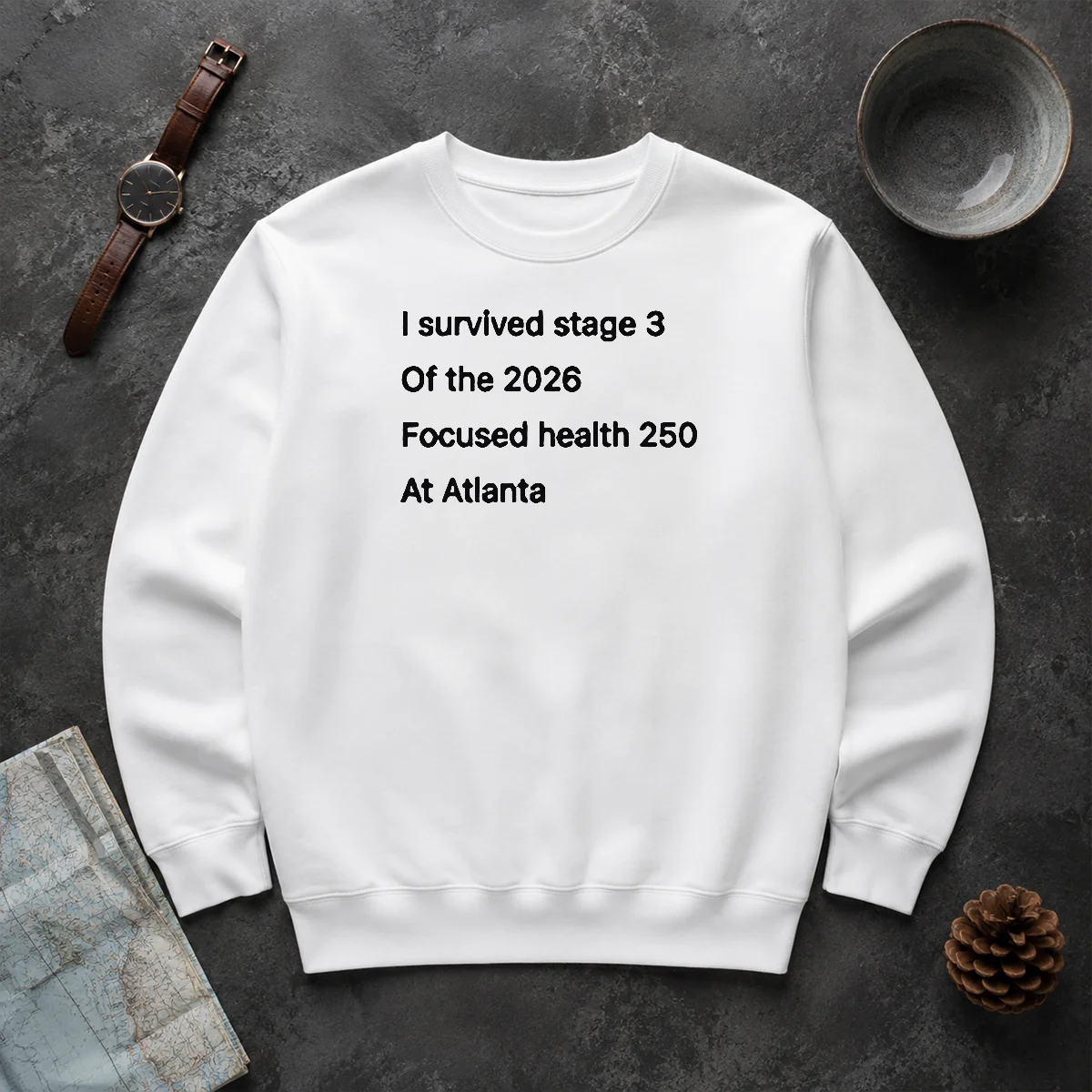 Top I Survived Stage 3 Of The 2026 Focused Health 250 At Atlanta Sweater Top I Survived Stage 3 Of The 2026 Focused Health 250 At Atlanta Sweater