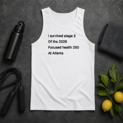Top I Survived Stage 3 Of The 2026 Focused Health 250 At Atlanta Tank Top