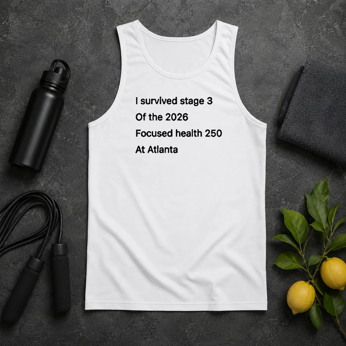 Top I Survived Stage 3 Of The 2026 Focused Health 250 At Atlanta Tank Top Top I Survived Stage 3 Of The 2026 Focused Health 250 At Atlanta Tank Top