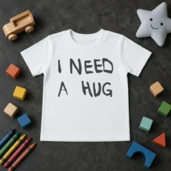 Awesome Good I Need A Hug Affection Comfort Mental Health Kids T-Shirt