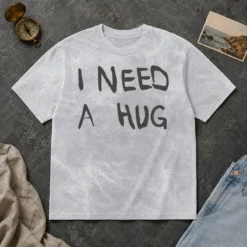 Awesome Good I Need A Hug Affection Comfort Mental Health Washed T-Shirt