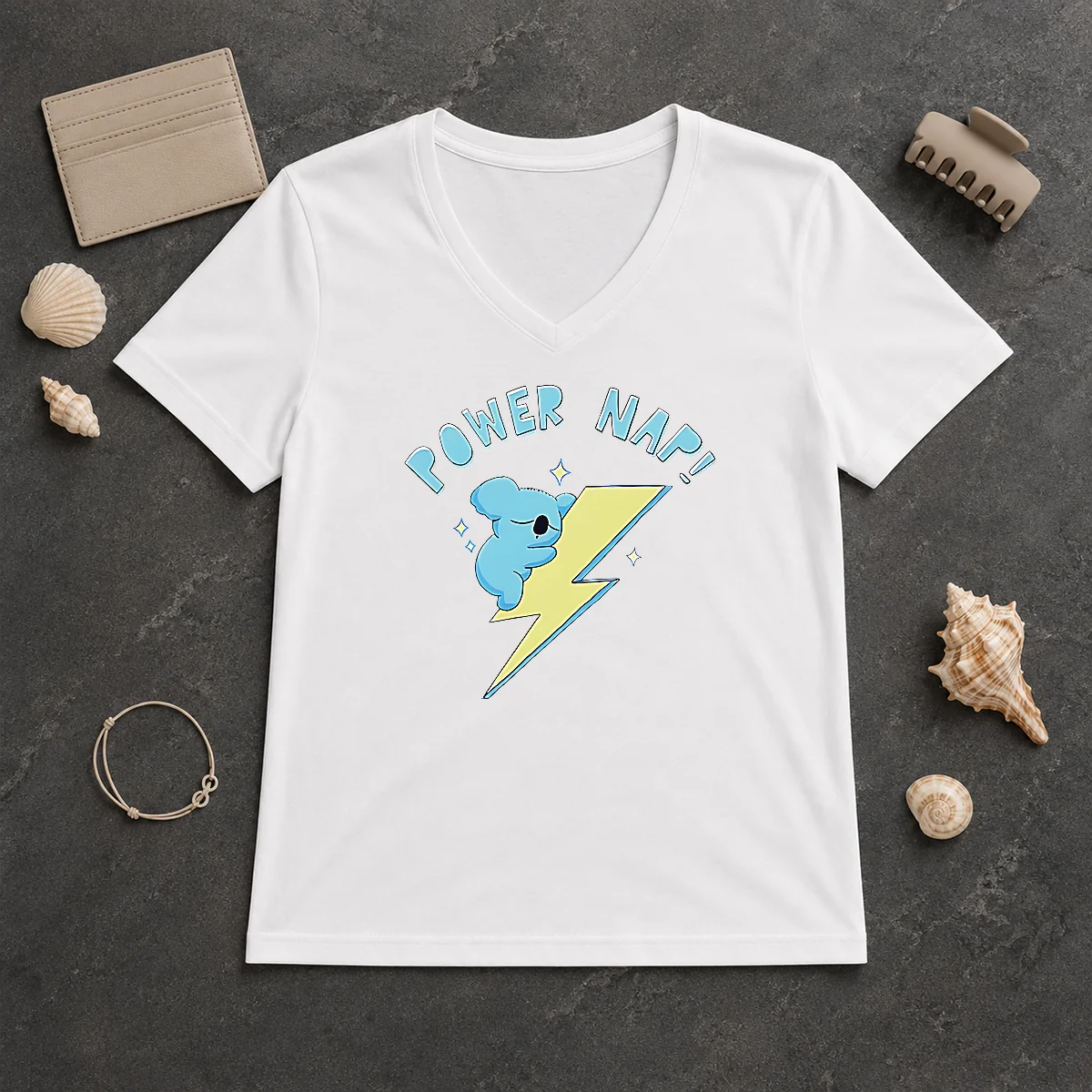 Awesome Hot Koya BT21 Power Nap V-Neck Shirt Awesome Hot Koya BT21 Power Nap V-Neck Shirt