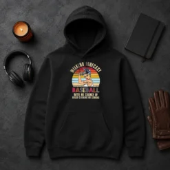 Awesome Pretty Baseball Mom Weekend Forecast With No Chance Of House Cleaning Or Cooking Hoodie