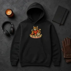 Awesome Spanish Soccer Cat Meme Im Just Here For The Goals Retro Dis Hoodie