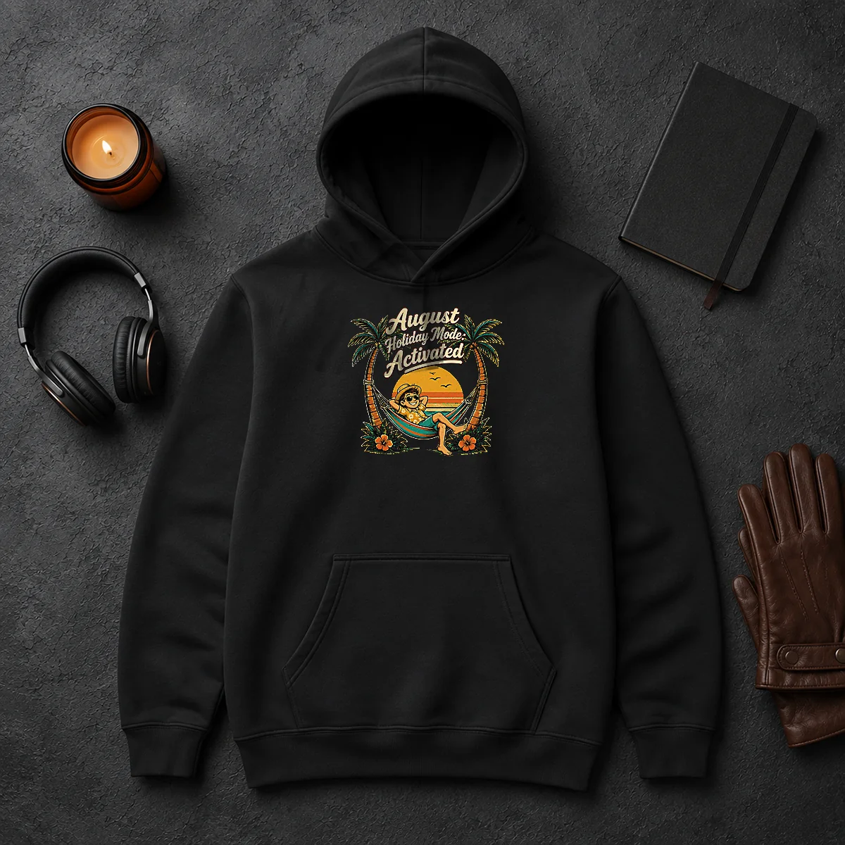 Funny August Holiday Vintage Vacation Mode Hoodie Funny August Holiday Vintage Vacation Mode Hoodie