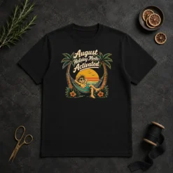 Funny August Holiday Vintage Vacation Mode