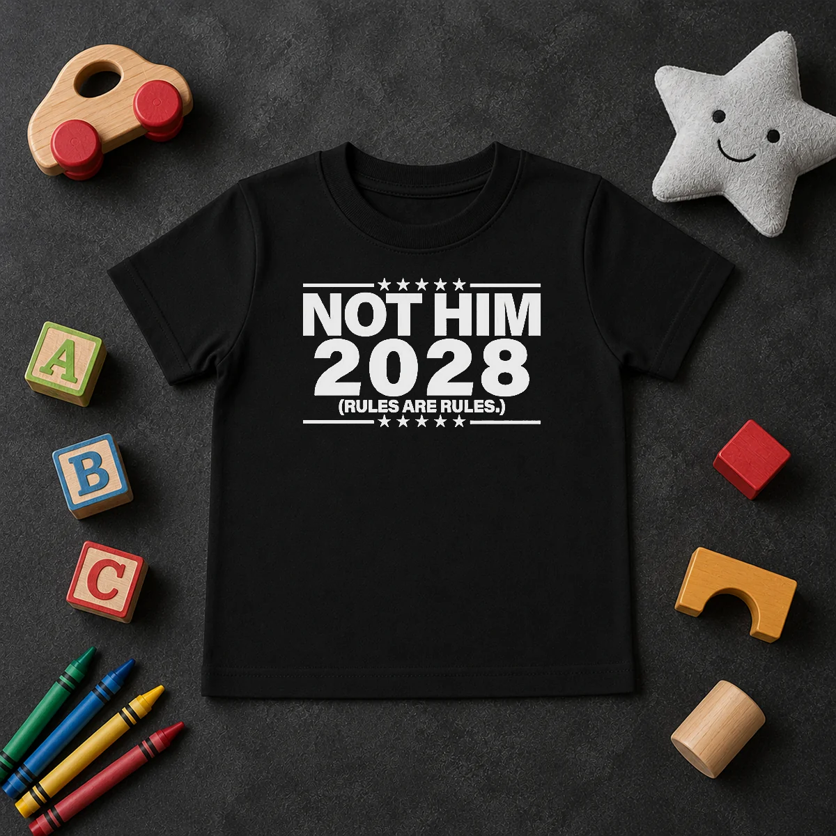 Good Not Him 2028 Rules Are Rules Political Kids T Shirt Good Not Him 2028 Rules Are Rules Political Kids T-Shirt