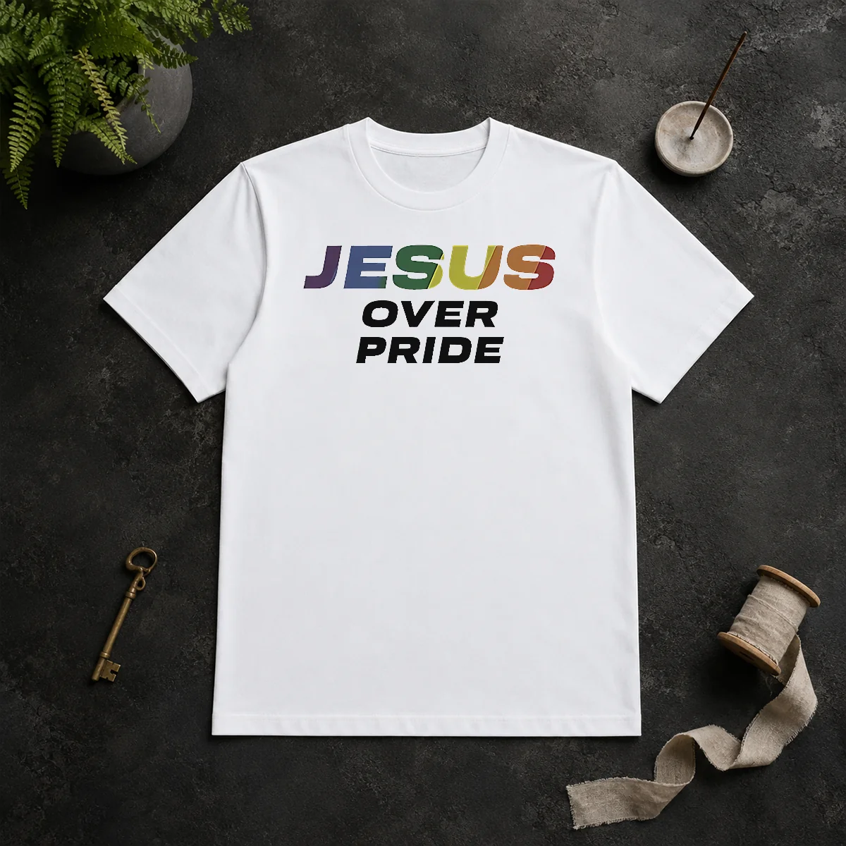 Hot Awesome Jesus Over Pride Shirt Hot Awesome Jesus Over Pride Shirt