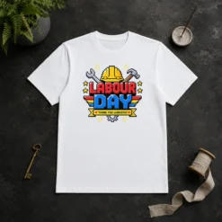 Hot Awesome Labour Day Pixel Art Thank You Workers Hard Hat
