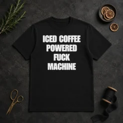 Hot Funny Iced Coffee Fuck Powered Machine